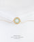 EDEN + ELIE Celestia Circle Bracelet - Aquamarine