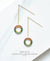 EDEN + ELIE Celestia Circle Threader Earrings - Halley