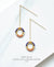 EDEN + ELIE Celestia Circle Threader Earrings - Nova