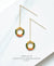 EDEN + ELIE Celestia Circle Threader Earrings - Polaris