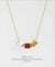 EDEN + ELIE Everyday adjustable length necklace - cabernet red