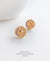 EDEN + ELIE Infinity stud earrings - damask