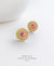 EDEN + ELIE Infinity stud earrings - petal