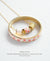 EDEN + ELIE Modern Peranakan adjustable length necklace + bangle gift set - cherry blossom