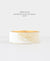 EDEN + ELIE Everyday wide gold bangle - light oyster