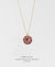 EDEN + ELIE Striped Medallion necklace - Cotinga