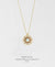 EDEN + ELIE Striped Medallion necklace - Mint